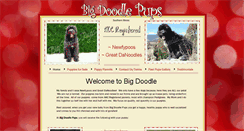 Desktop Screenshot of bigdoodlepups.com